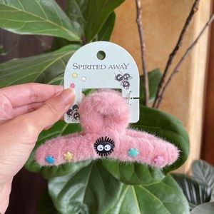 Studio Ghibli Spirited Away hair clip, pink hair claw